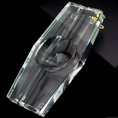 Gạt gàn xì gà pha lê 2 điếu Cohiba SL100
